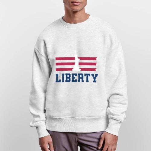 USA: Stars of Liberty - Stanley/Stella Radder Unisex Oversized Organic Sweatshirt