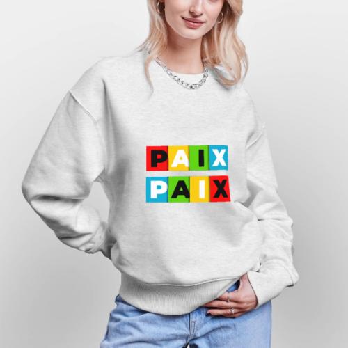 Peace in Colour - Stanley/Stella Radder Unisex Oversized Organic Sweatshirt