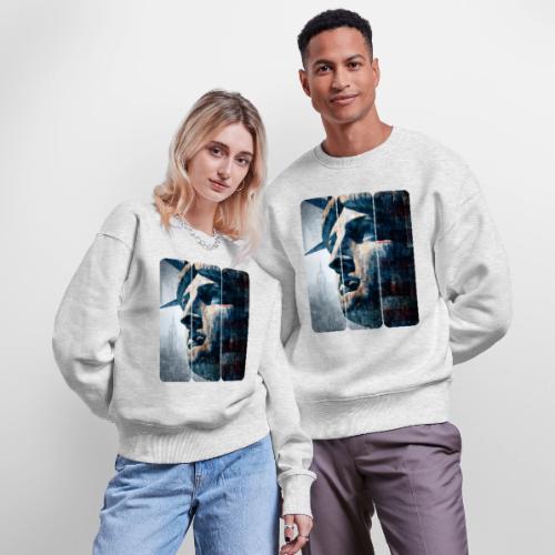 USA: Urban Liberty Triptych - Stanley/Stella Radder Unisex Oversized Organic Sweatshirt