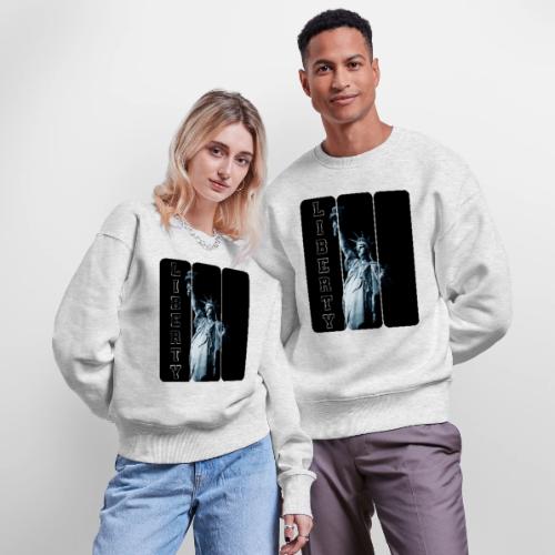 USA: Vertical Liberty - Stanley/Stella Radder Unisex Oversized Organic Sweatshirt