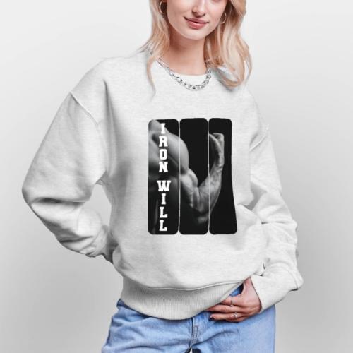 Bodybuilding: Iron Will - Stanley/Stella Radder Unisex Oversized Organic Sweatshirt