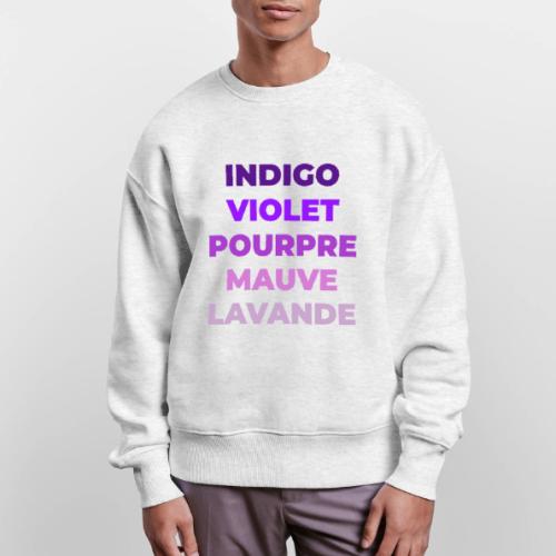 Shades of purple - Stanley/Stella Radder Unisex Oversized Organic Sweatshirt