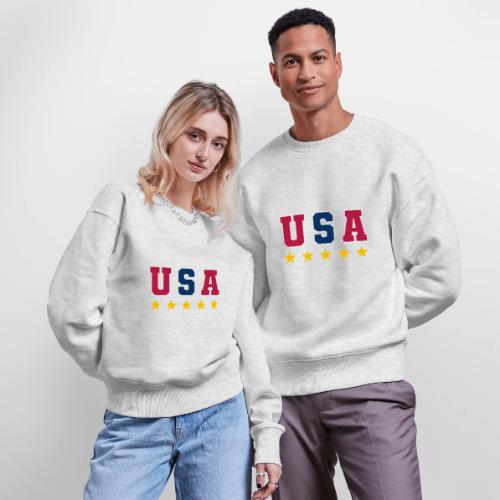 USA Varsity Stars - Stanley/Stella Radder Unisex Oversized Organic Sweatshirt