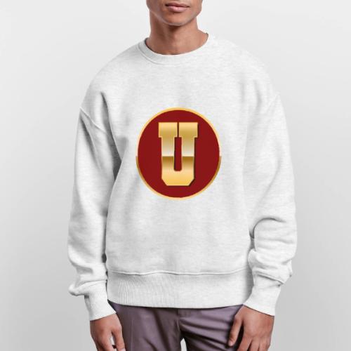 Letter U – Capital Varsity Alphabet Monogram - Stanley/Stella Radder Unisex Oversized Organic Sweatshirt