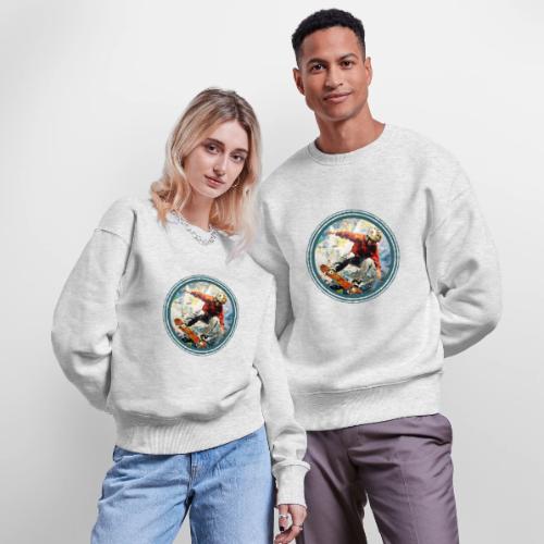 Skateboarding Fuel - Stanley/Stella Radder Unisex Oversized Organic Sweatshirt