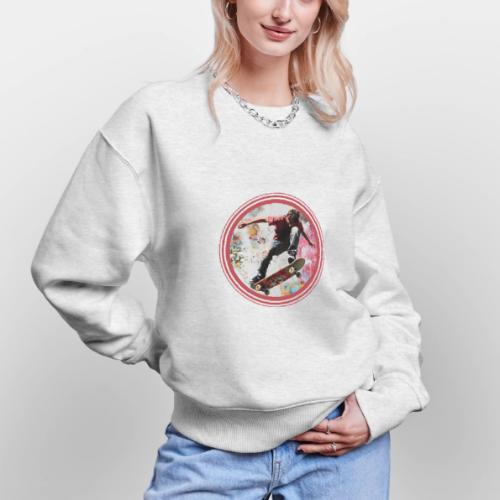 Skateboarding Soul - Stanley/Stella Radder Unisex Oversized Organic Sweatshirt