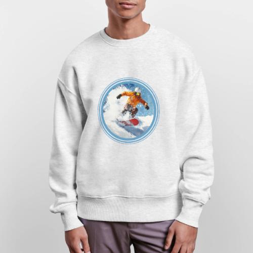 Snowboarding Edge - Stanley/Stella Radder Unisex Oversized Organic Sweatshirt