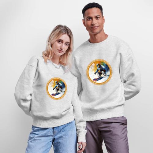 Snowboarding Dreams - Stanley/Stella Radder Unisex Oversized Organic Sweatshirt