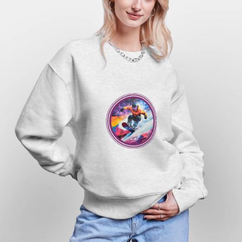 Snowboarding Spirit - Stanley/Stella Radder Unisex Oversized Organic Sweatshirt