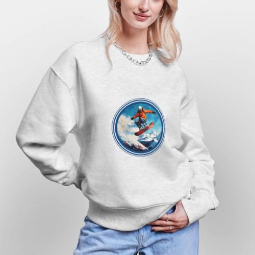Snowboarding Vibes - Stanley/Stella Radder Unisex Oversized Organic Sweatshirt