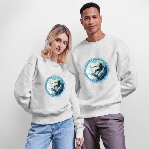 Surfing Freedom - Stanley/Stella Radder Unisex Oversized Organic Sweatshirt