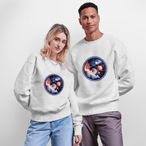 Floating Planetscape - Stanley/Stella Radder Unisex Oversized Organic Sweatshirt