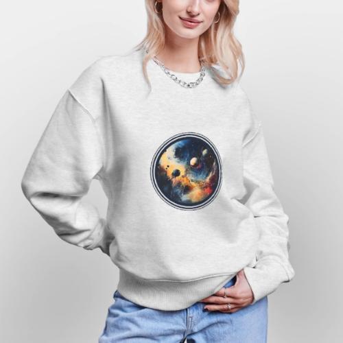 Chaotic Color Planets - Stanley/Stella Radder Unisex Oversized Organic Sweatshirt