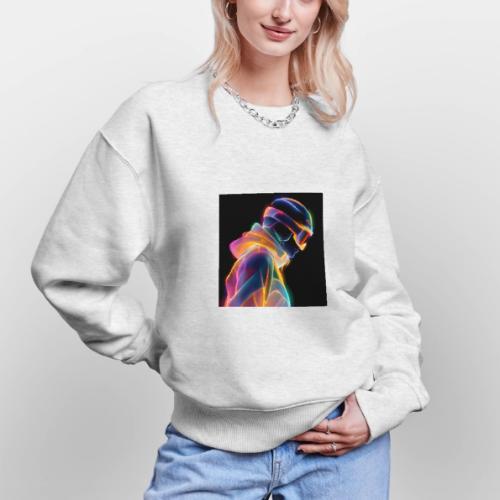 Snowboarding: Neon Gravity Ride - Stanley/Stella Radder Unisex Oversized Organic Sweatshirt