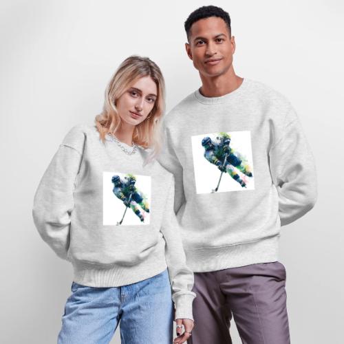 Hockey: Frozen Motion - Stanley/Stella Radder Unisex Oversized Organic Sweatshirt
