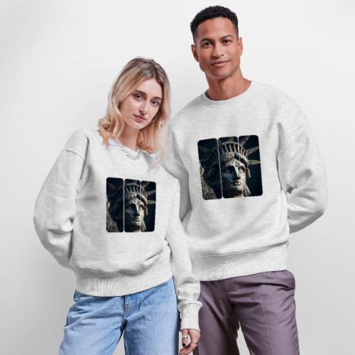 USA: Liberty in Shadows - Stanley/Stella Radder Unisex Oversized Organic Sweatshirt