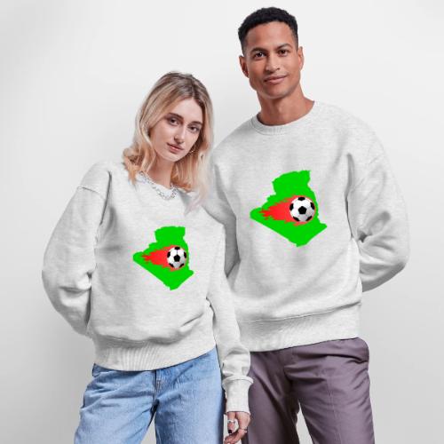 Algerian Football Fire - Stanley/Stella Radder Unisex Oversized Organic Sweatshirt