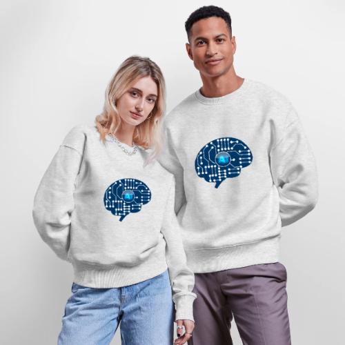 AI: Mind Wired - Stanley/Stella Radder Unisex Oversized Organic Sweatshirt