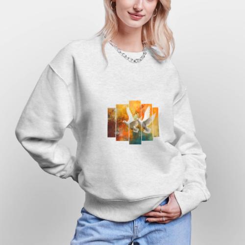 Wings of Peace - Stanley/Stella Radder Unisex Oversized Organic Sweatshirt