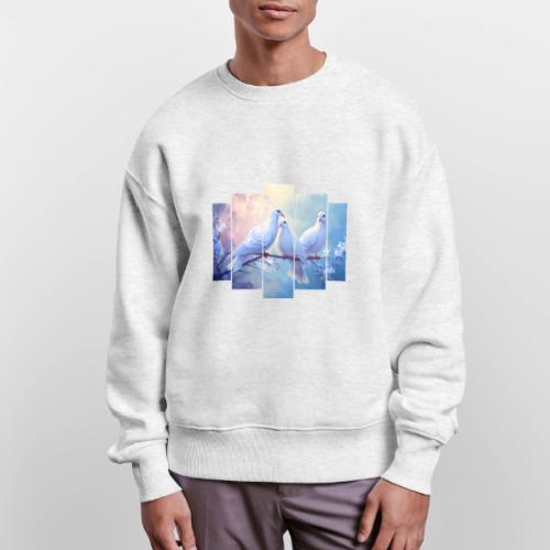 Symbols of Peace and Serenity - Stanley/Stella Radder Unisex Oversized Organic Sweatshirt
