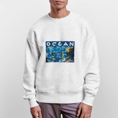 Ocean: Underwater Radiance - Stanley/Stella Radder Unisex Oversized Organic Sweatshirt
