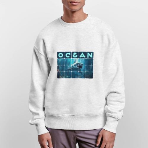 Ocean: Predator's Domain - Stanley/Stella Radder Unisex Oversized Organic Sweatshirt