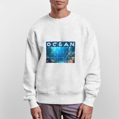 Ocean: Coral Carnival - Stanley/Stella Radder Unisex Oversized Organic Sweatshirt