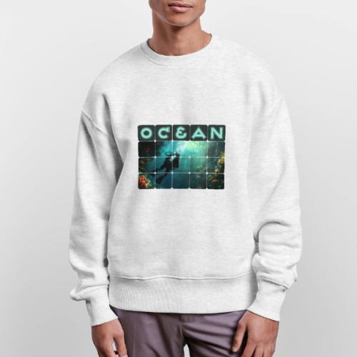 Ocean: Explorer of the Deep - Stanley/Stella Radder Unisex Oversized Organic Sweatshirt
