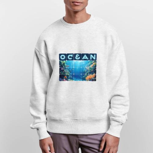 Ocean: Tropical Drift - Stanley/Stella Radder Unisex Oversized Organic Sweatshirt