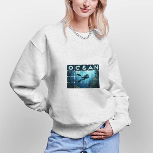 Ocean: Beneath the Blue - Stanley/Stella Radder Unisex Oversized Organic Sweatshirt
