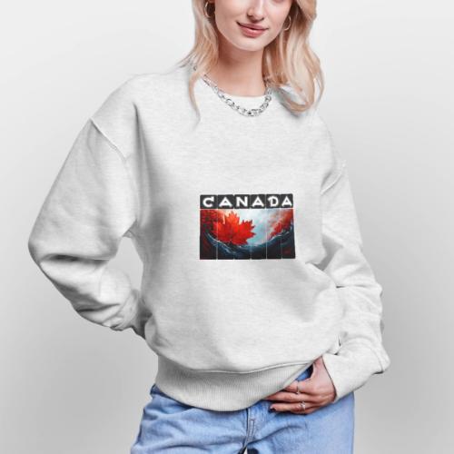 Canada Icon in Color - Stanley/Stella Radder Unisex Oversized Organic Sweatshirt
