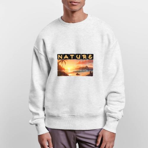 Nature: Tropical Twilight - Stanley/Stella Radder Unisex Oversized Organic Sweatshirt