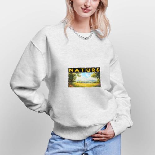 Nature: Summer Fields - Stanley/Stella Radder Unisex Oversized Organic Sweatshirt