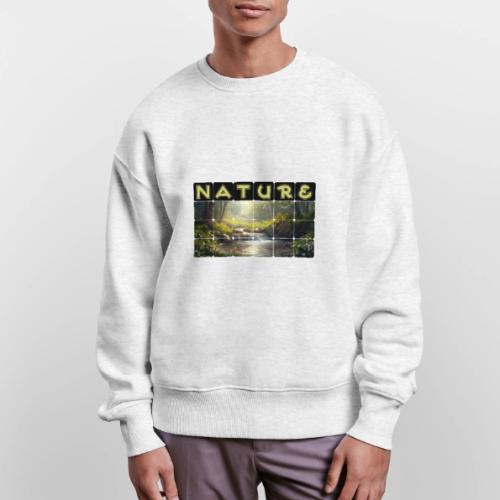 Nature: Verdant Bloom - Stanley/Stella Radder Unisex Oversized Organic Sweatshirt