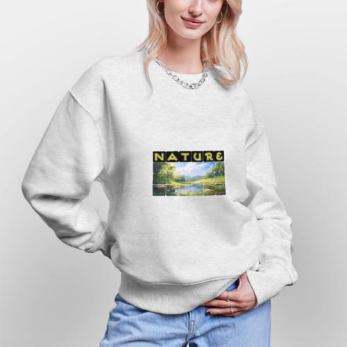 Nature: Springtime Serenity - Stanley/Stella Radder Unisex Oversized Organic Sweatshirt