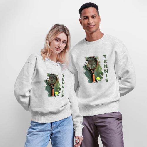 Tennis Precision Strike - Stanley/Stella Radder Unisex Oversized Organic Sweatshirt