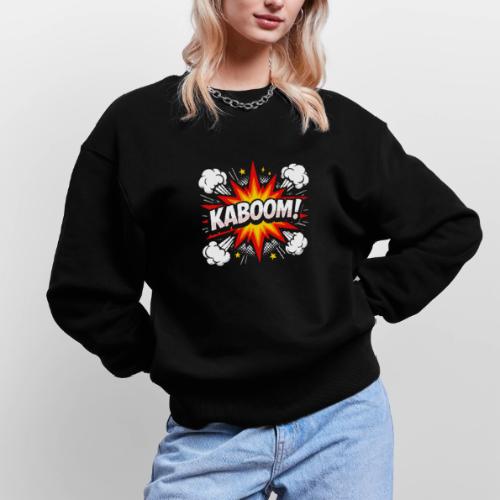 Kaboom Comic Explosion - Stanley/Stella Radder Unisex Oversized Organic Sweatshirt