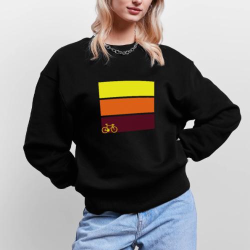 tricolor with bicycle - Stanley/Stella Radder Unisex Oversized Organic Sweatshirt