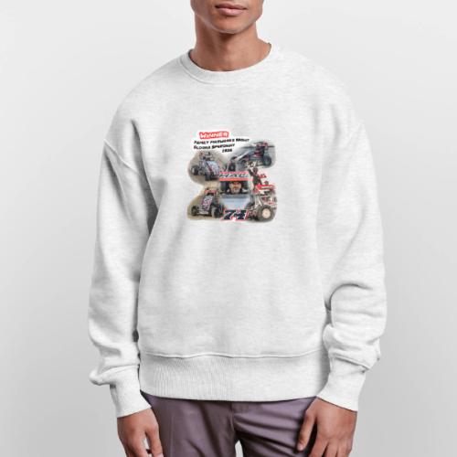 Luke Hall - Eldora Speedway FFN#1 Design 1 - Stanley/Stella Radder Unisex Oversized Organic Sweatshirt