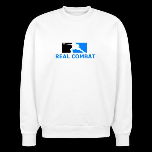RCM MMA & BOXING Light Blue White Text - Stanley/Stella Radder Unisex Oversized Organic Sweatshirt