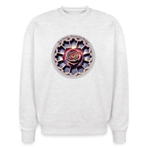Easter Rose Resurrection T Shirt, Spring Gift - Stanley/Stella Radder Unisex Oversized Organic Sweatshirt