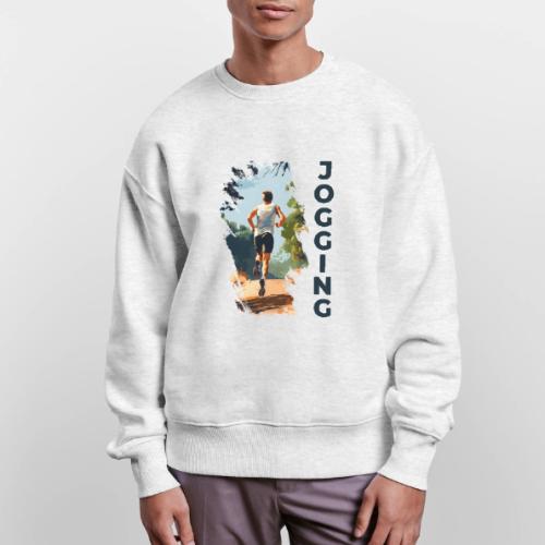 Jogging Vibes - Stanley/Stella Radder Unisex Oversized Organic Sweatshirt