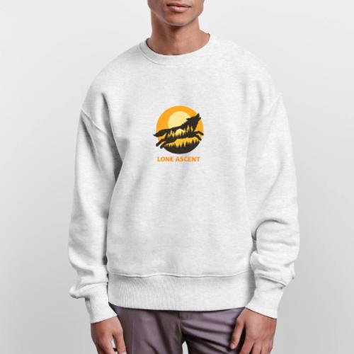 Lone Ascent Wolf - Stanley/Stella Radder Unisex Oversized Organic Sweatshirt