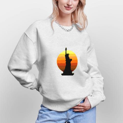USA: Golden Horizon Liberty - Stanley/Stella Radder Unisex Oversized Organic Sweatshirt