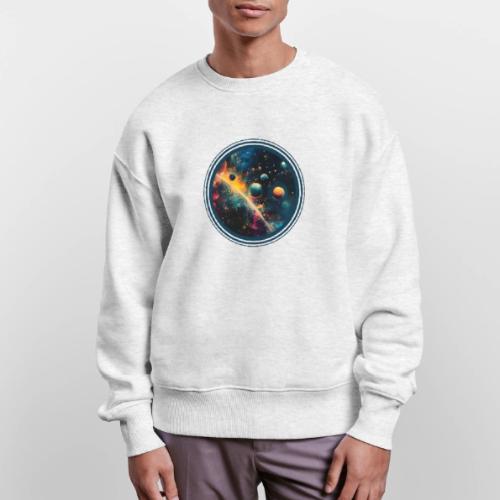 Painted Planetscape - Stanley/Stella Radder Unisex Oversized Organic Sweatshirt