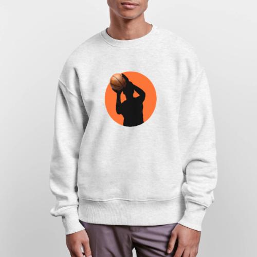 Basketball: Focused Precision - Stanley/Stella Radder Unisex Oversized Organic Sweatshirt