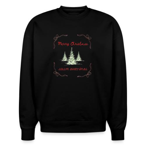 Beautiful Green Christmas Tree Graphic - Stanley/Stella Radder Unisex Oversized Organic Sweatshirt