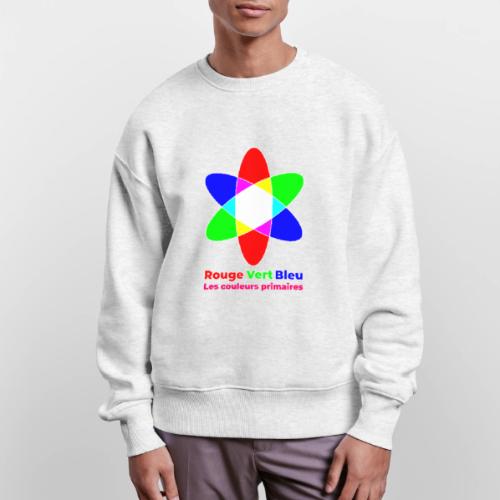 RGB Primary Colors - Stanley/Stella Radder Unisex Oversized Organic Sweatshirt