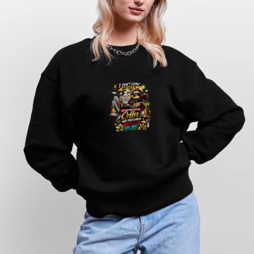 Just Here for Coffee and Paycheck - Stanley/Stella Radder Unisex Oversized Organic Sweatshirt