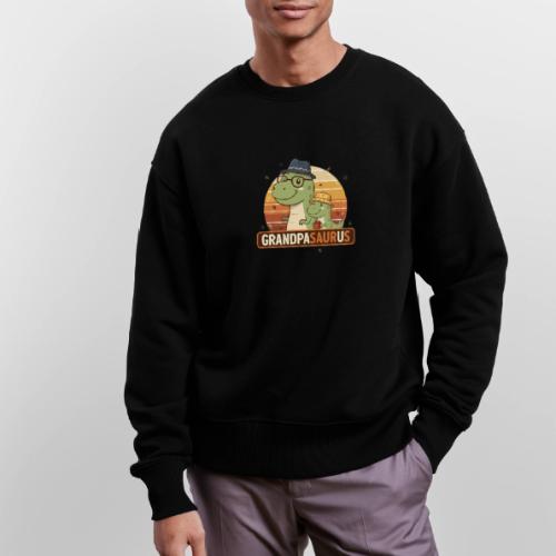 GrandpaSaurus Sunset Duo - Stanley/Stella Radder Unisex Oversized Organic Sweatshirt
